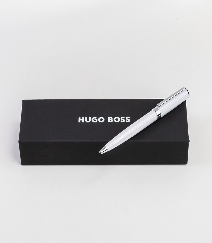 Hugo Boss Ballpoint pen Gear Icon White - Stationery | Office Supplies ...