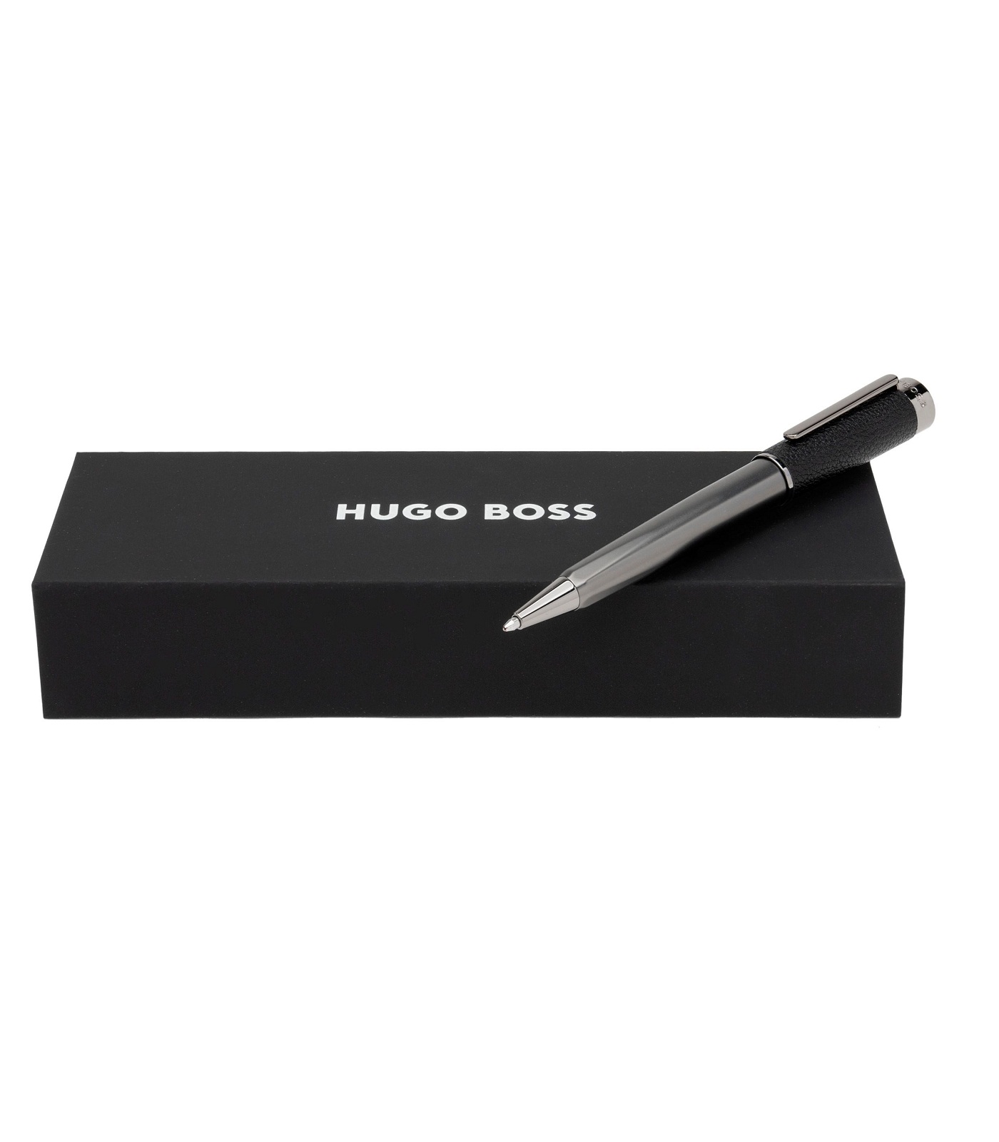 HUGO BOSS Ballpoint pen Corium Black - Stationery | Office Supplies ...