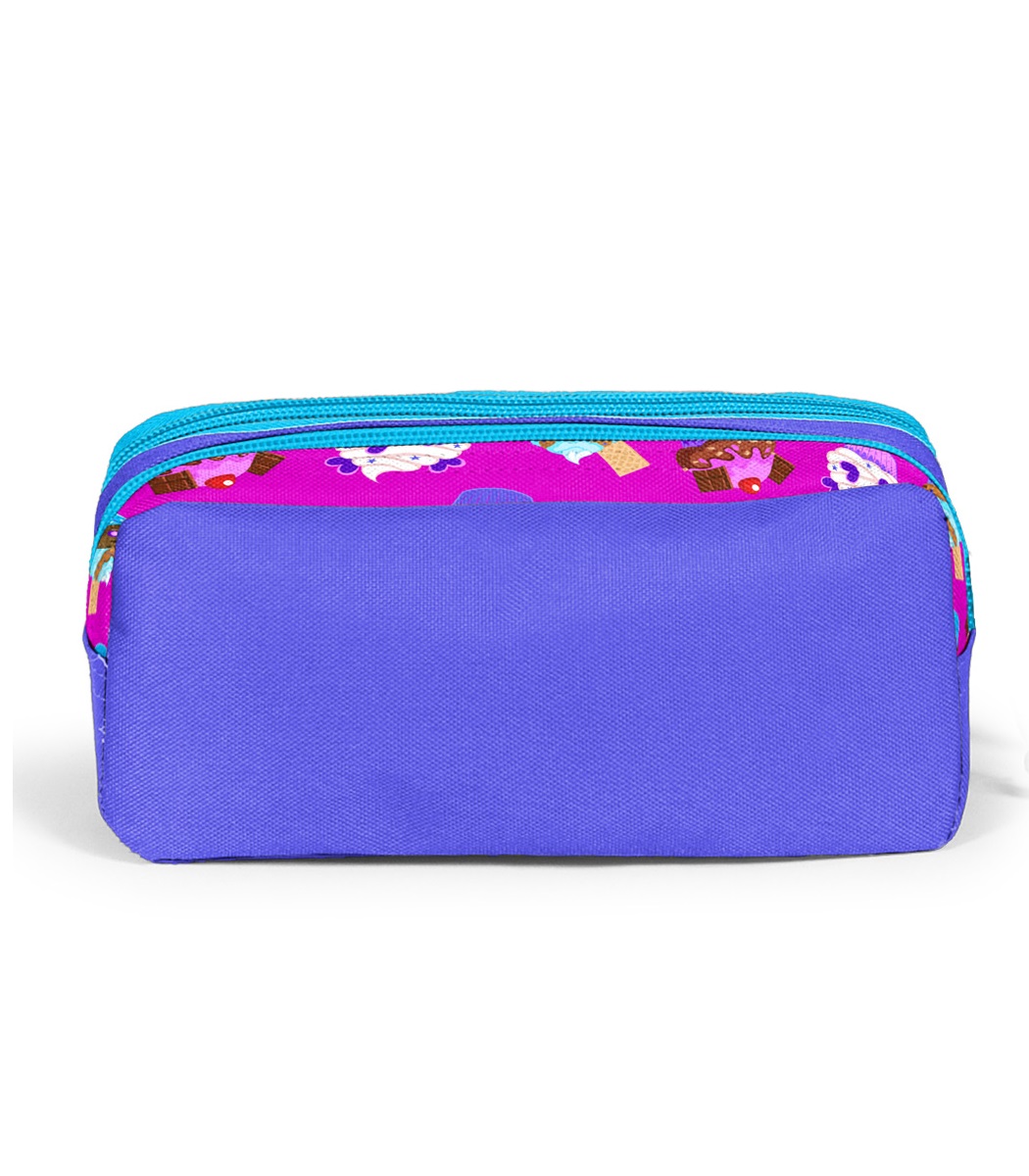 Coral High Kids Two Compartment Pencil case - Lavender Pink Cupcake ...