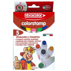 ETAFELT Fibracolor Colorstamp Pens Pk5