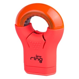 Serve Ring - Fluo Colours Eraser & Sharpener