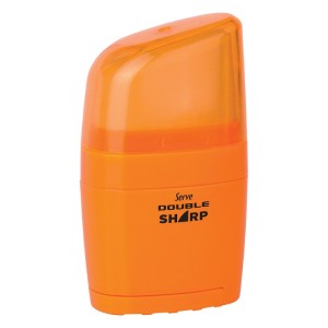 Serve Double Sharp - Pastel Colours Eraser & Sharpener